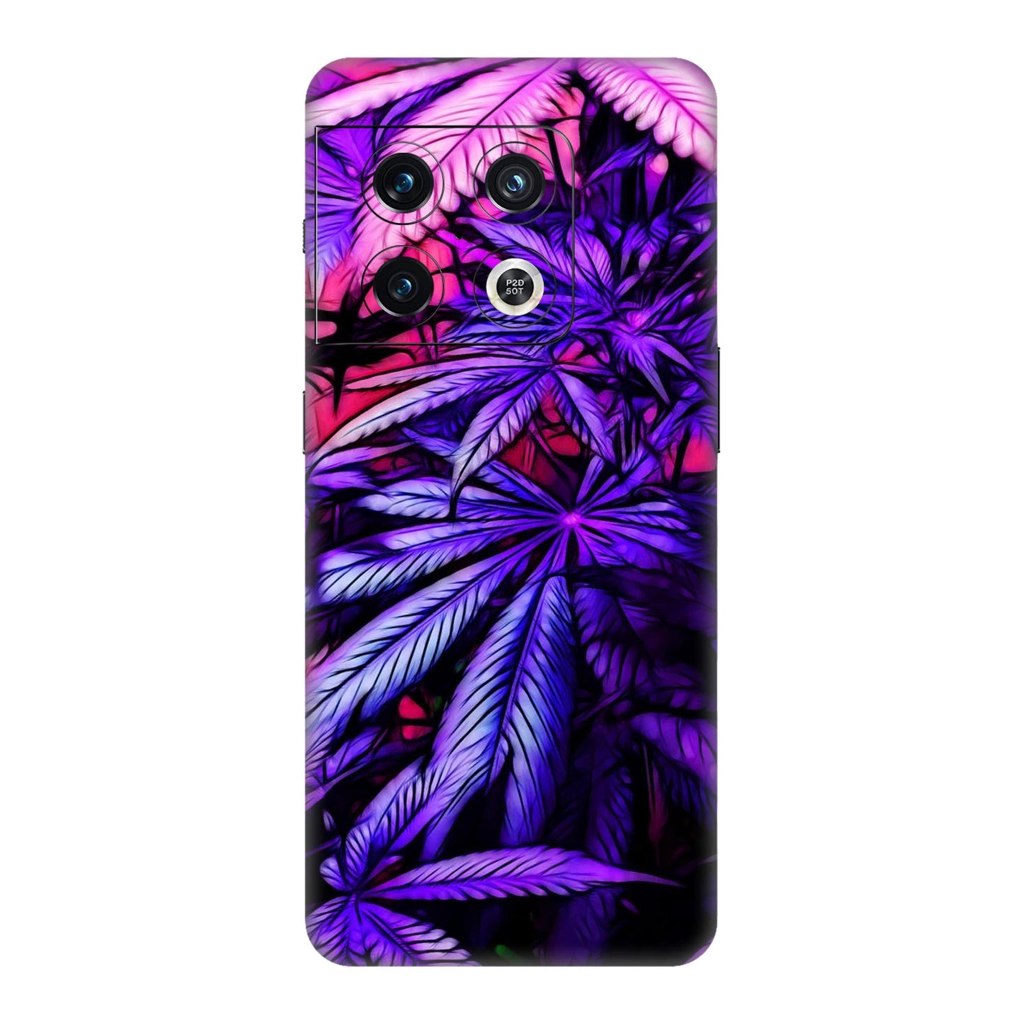 Neon Purple Herb Mobile Skin For OnePlus 10 Pro