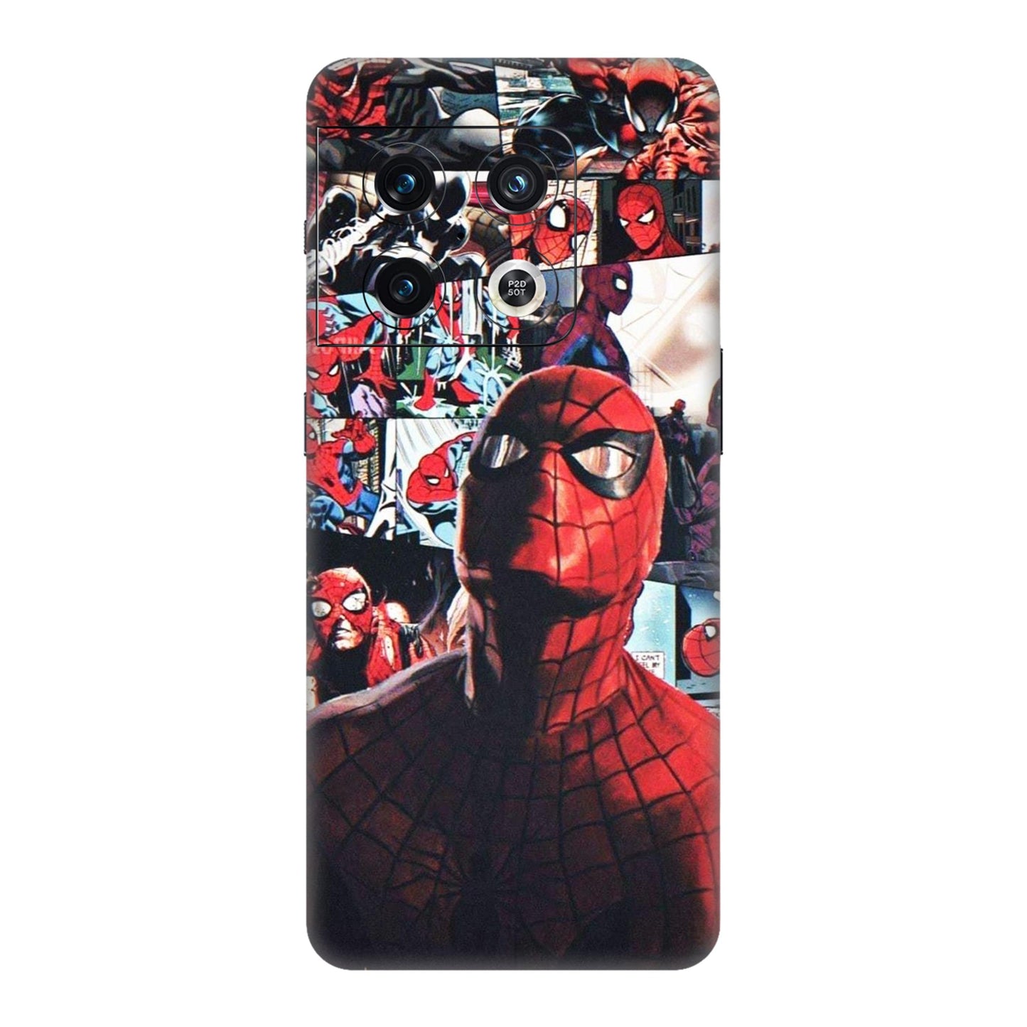 Vintage Spider Man Collage Mobile Skin For OnePlus 10 Pro