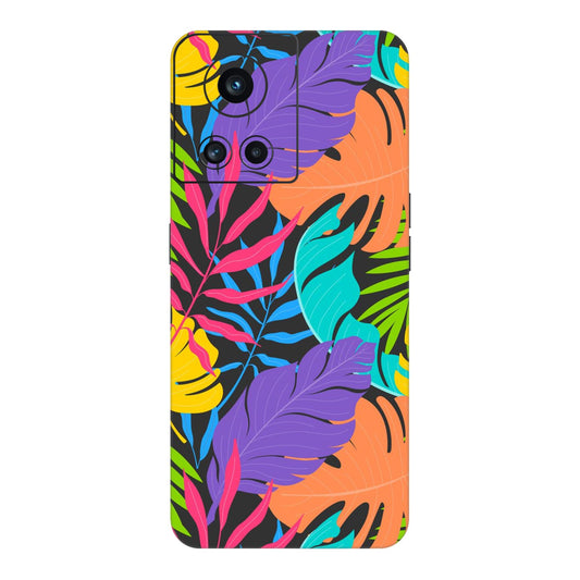 Neon Jungle Leaves Mobile Skin For OnePlus 10R