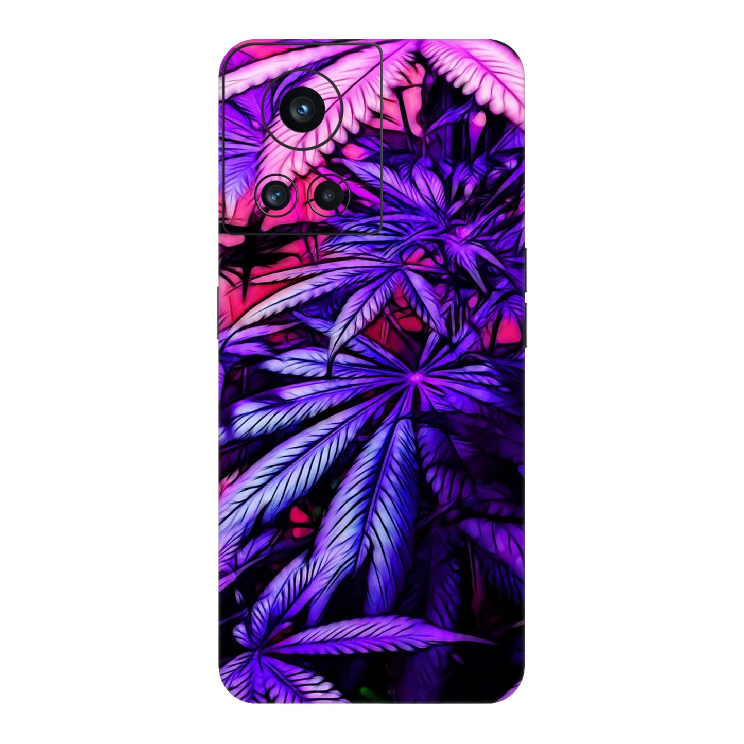 Neon Purple Herb Mobile Skin For OnePlus 10R