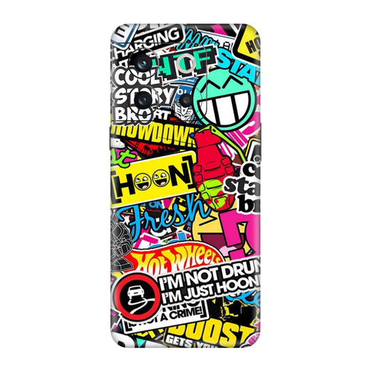 Hoonigan Sticker Bomb Mobile Skin For OnePlus 10T