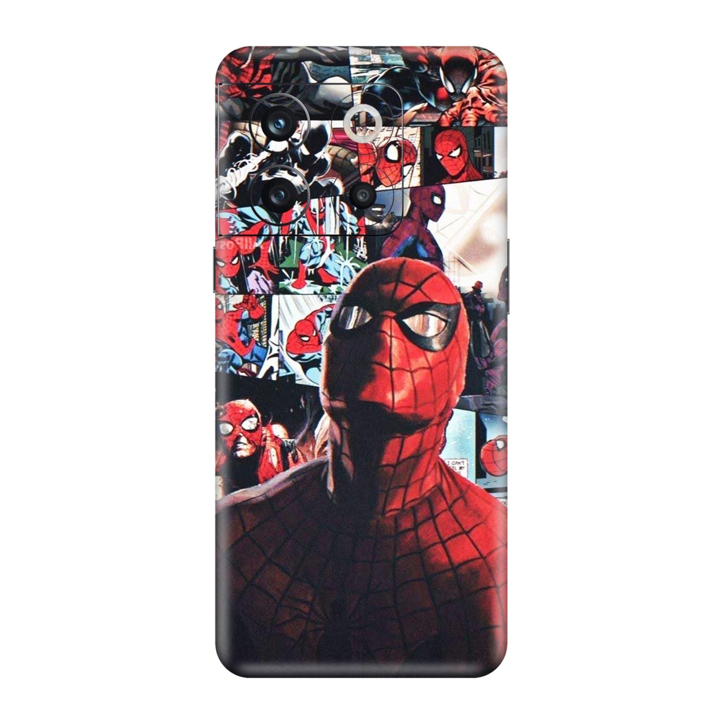 Vintage Spider Man Collage Mobile Skin For OnePlus 10T