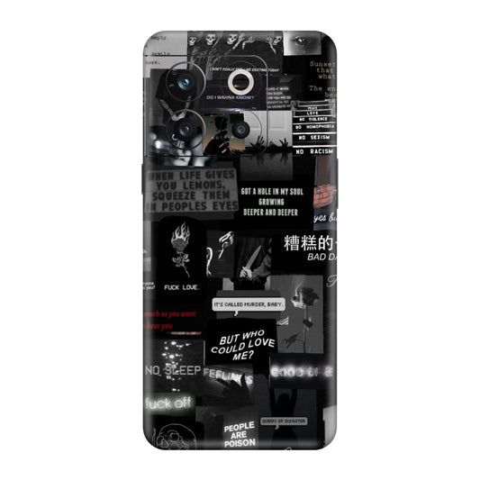 Bad Day Dark Collage Mobile Skin For OnePlus 10T