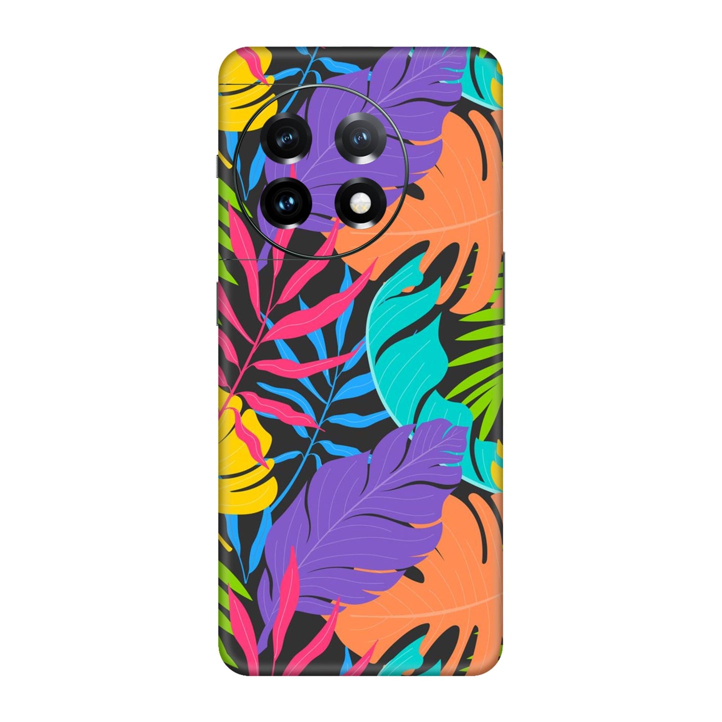 Neon Jungle Leaves Mobile Skin For OnePlus 11