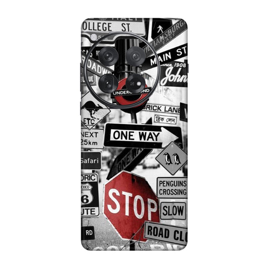 Global Urban Sign Bomb Mobile Skin For OnePlus 12