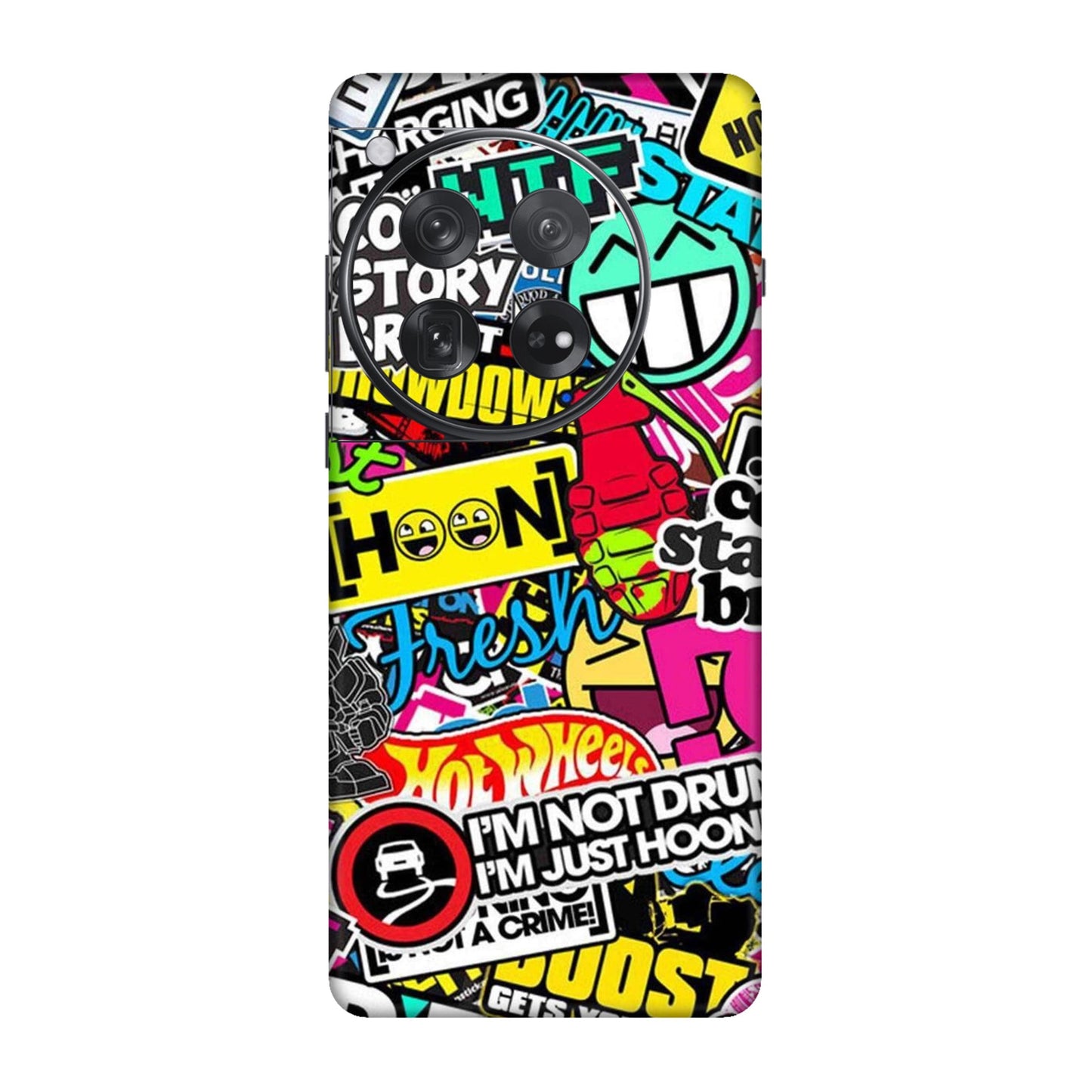 Hoonigan Sticker Bomb Mobile Skin For OnePlus 12