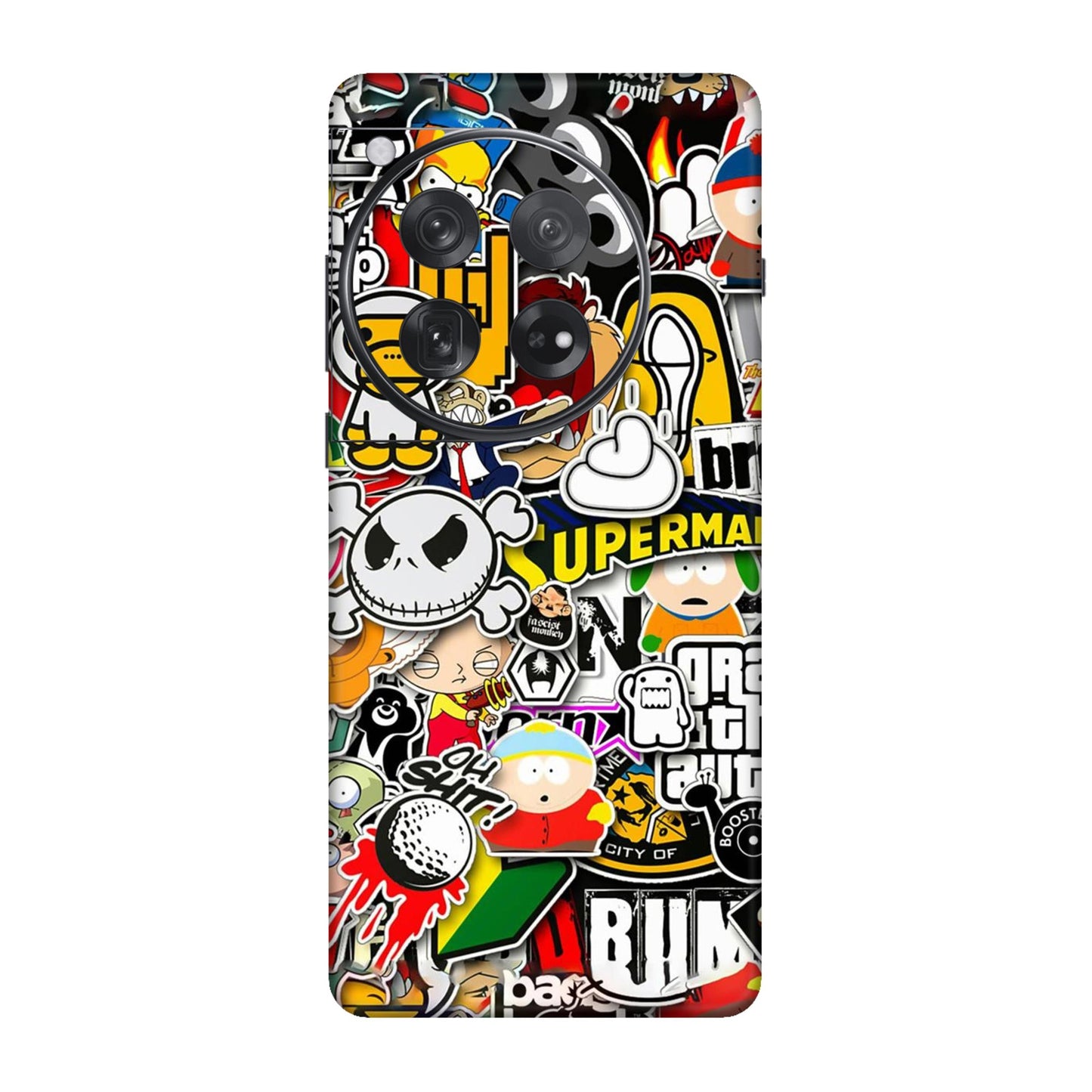 Sukuna Tongue Out Energy Mobile Skin For OnePlus 12