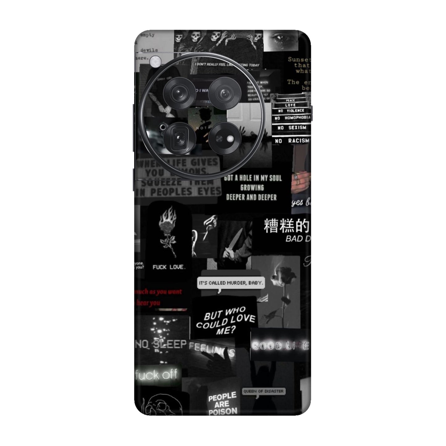 Bad Day Dark Collage Mobile Skin For OnePlus 12