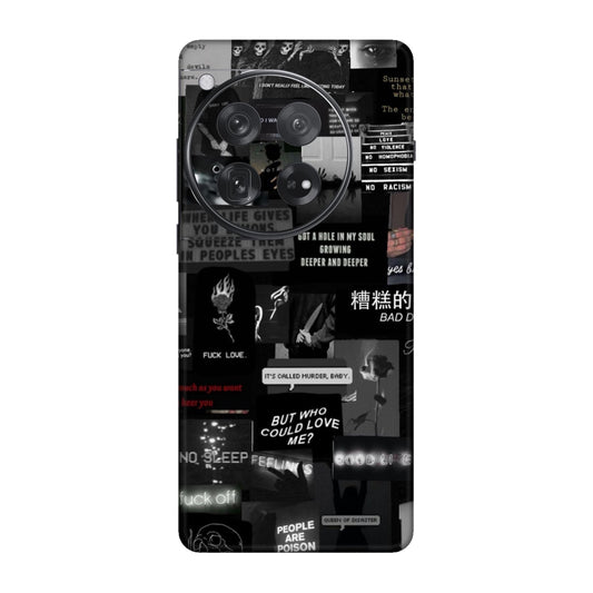 Bad Day Dark Collage Mobile Skin For OnePlus 12