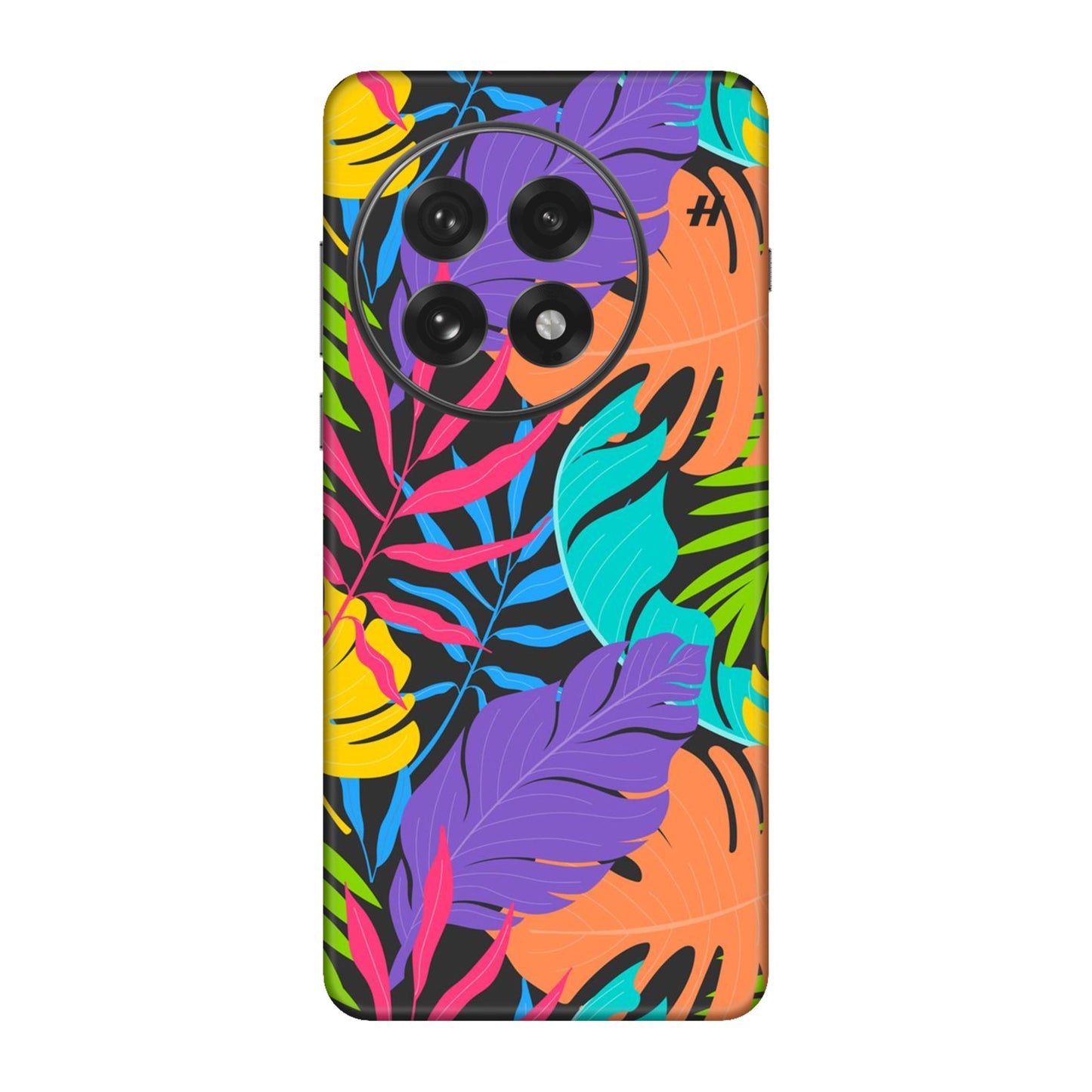 Neon Jungle Leaves Mobile Skin For OnePlus 13