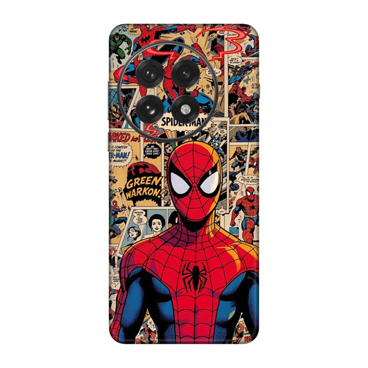 Vintage Comic Panel Spider Man Mobile Skin For OnePlus 13