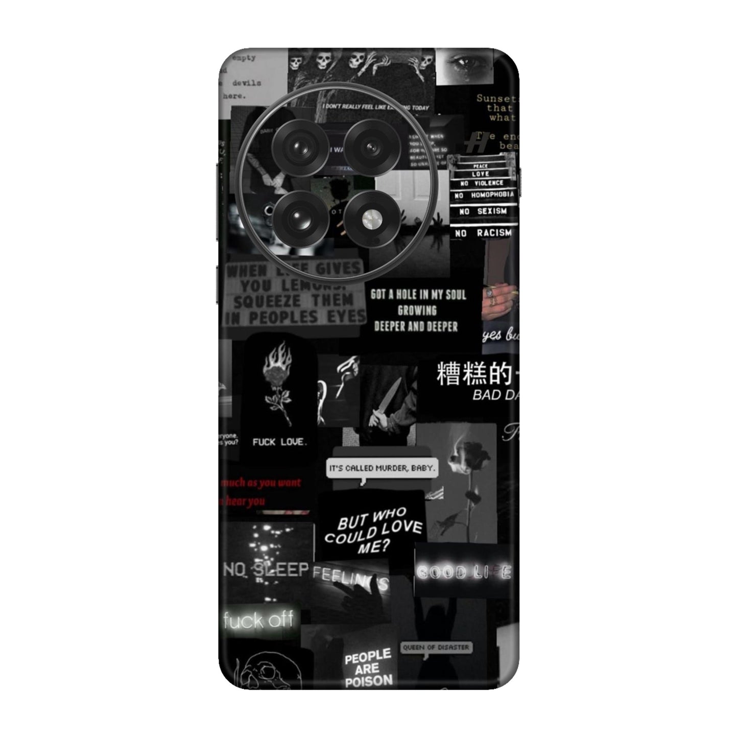 Bad Day Dark Collage Mobile Skin For OnePlus 13