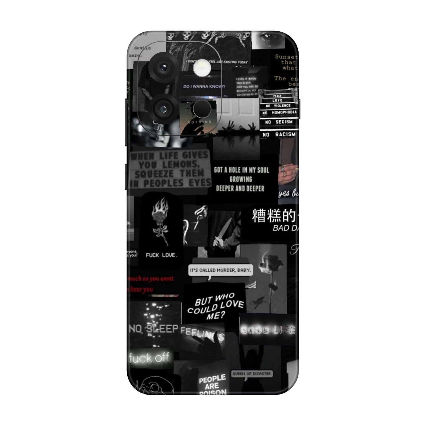 Bad Day Dark Collage Mobile Skin For OnePlus 13S