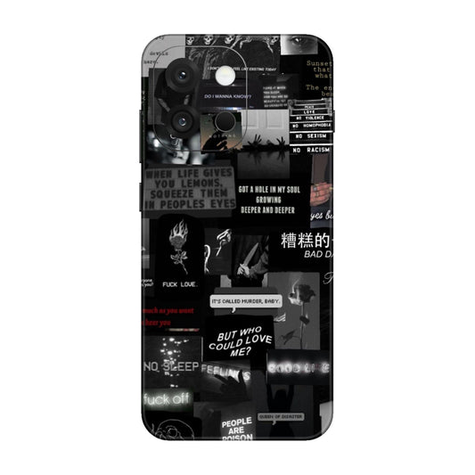 Bad Day Dark Collage Mobile Skin For OnePlus 13S