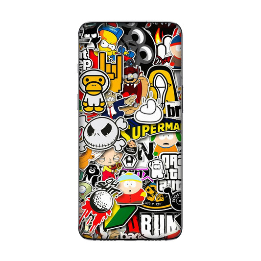 Sukuna Tongue Out Energy Mobile Skin For OnePlus 7