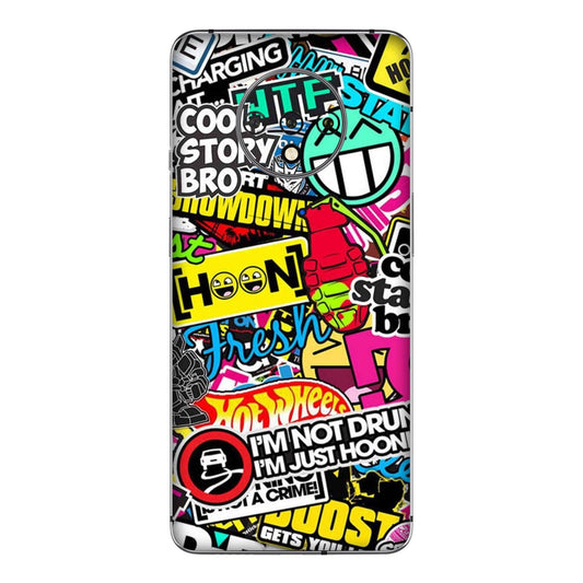 Hoonigan Sticker Bomb Mobile Skin For OnePlus 7t