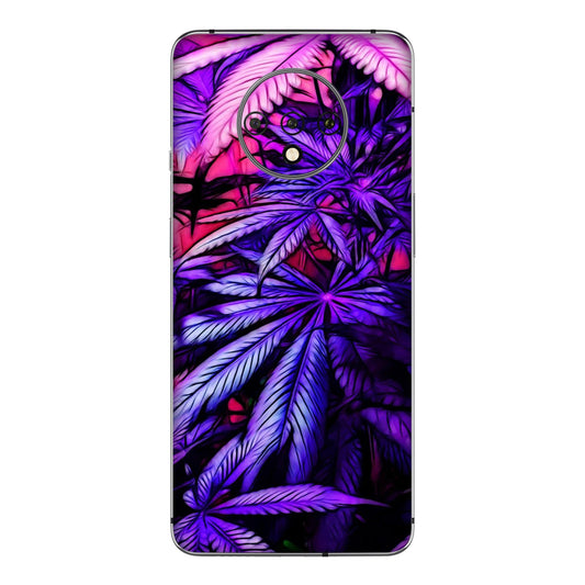 Neon Purple Herb Mobile Skin For OnePlus 7t
