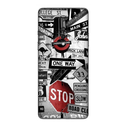 Global Urban Sign Bomb Mobile Skin For OnePlus 8