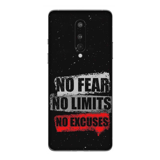 No Fear No Limits Mobile Skin For OnePlus 8