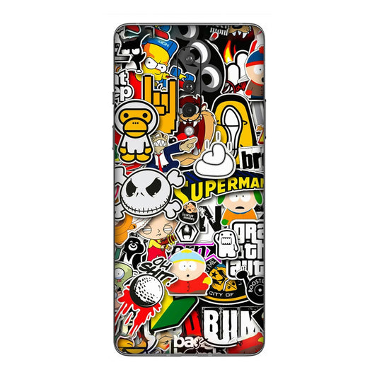 Sukuna Tongue Out Energy Mobile Skin For OnePlus 8
