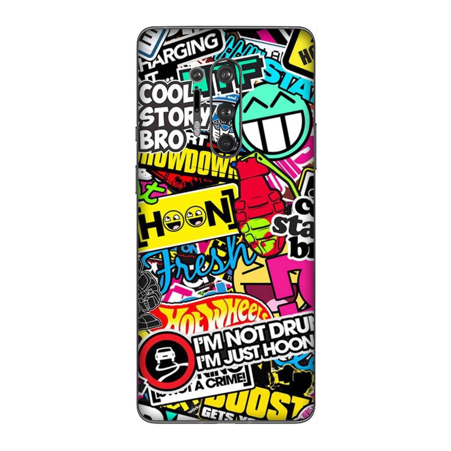 Hoonigan Sticker Bomb Mobile Skin For OnePlus 8 Pro