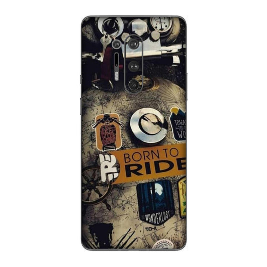 Born to Ride World Map Mobile Skin For OnePlus 8 Pro