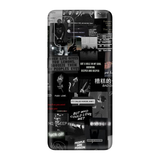 Bad Day Dark Collage Mobile Skin For OnePlus 8t