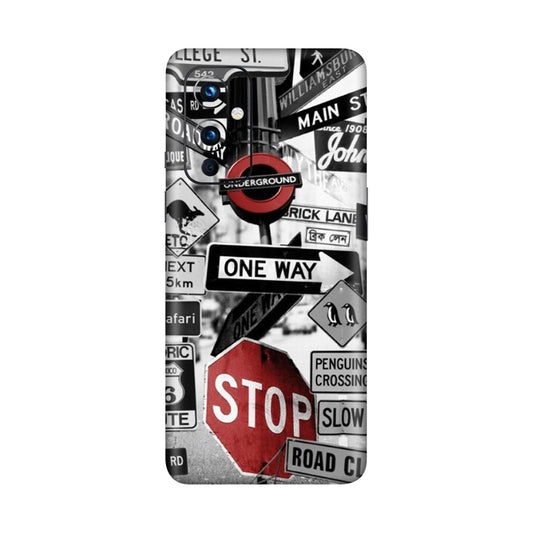 Global Urban Sign Bomb Mobile Skin For OnePlus 9