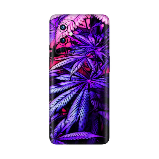 Neon Purple Herb Mobile Skin For OnePlus 9