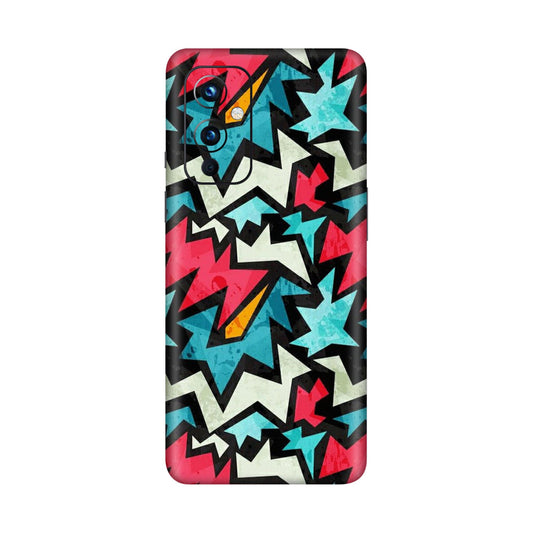 Abstract Urban Energy Mobile Skin For OnePlus 9