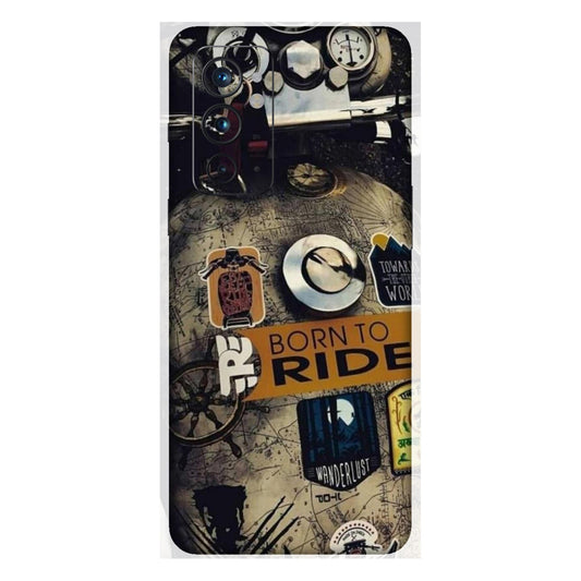 Born to Ride World Map Mobile Skin For OnePlus 9rt
