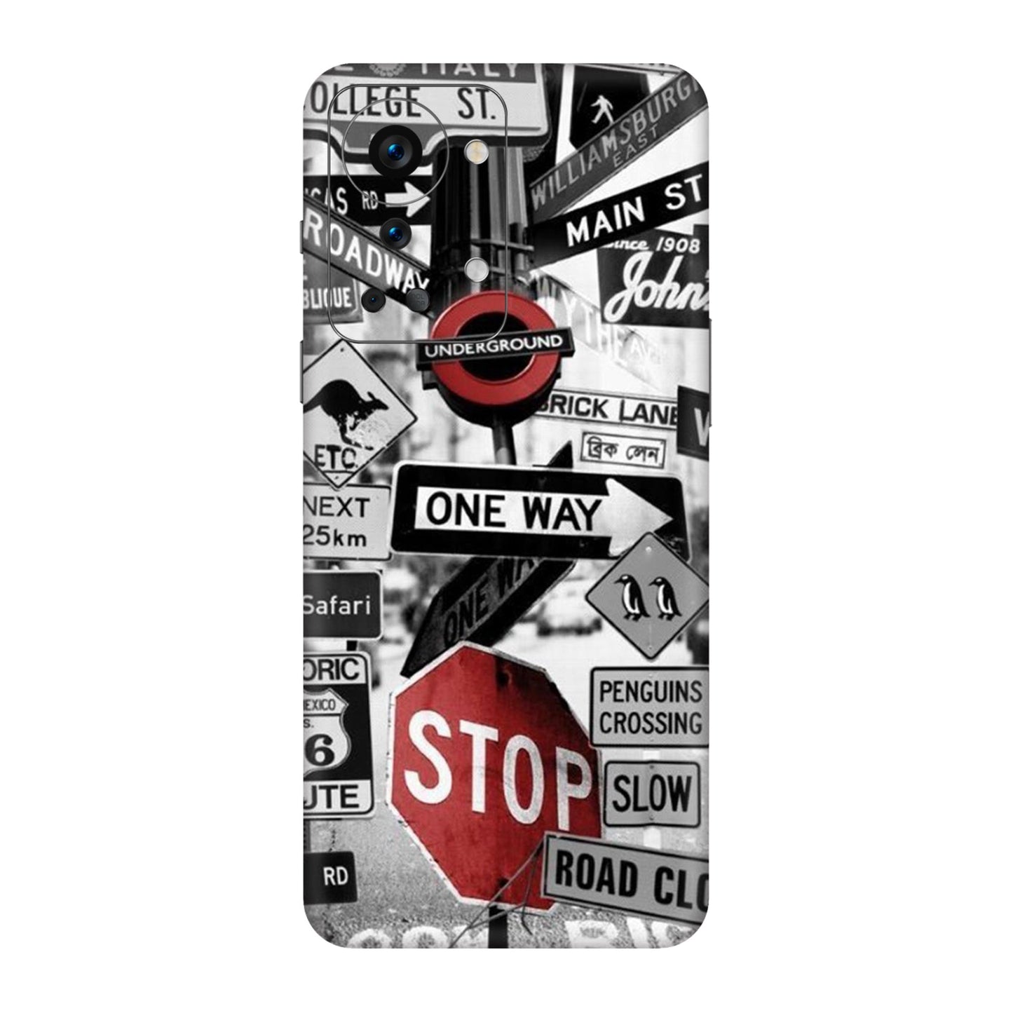 Global Urban Sign Bomb Mobile Skin For OnePlus Nord 2t