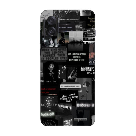 Bad Day Dark Collage Mobile Skin For OnePlus Nord 5
