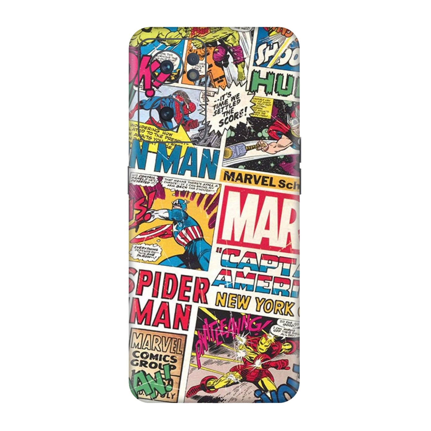 Vintage Marvel Comic Bomb Mobile Skin For OnePlus Nord Ce 2