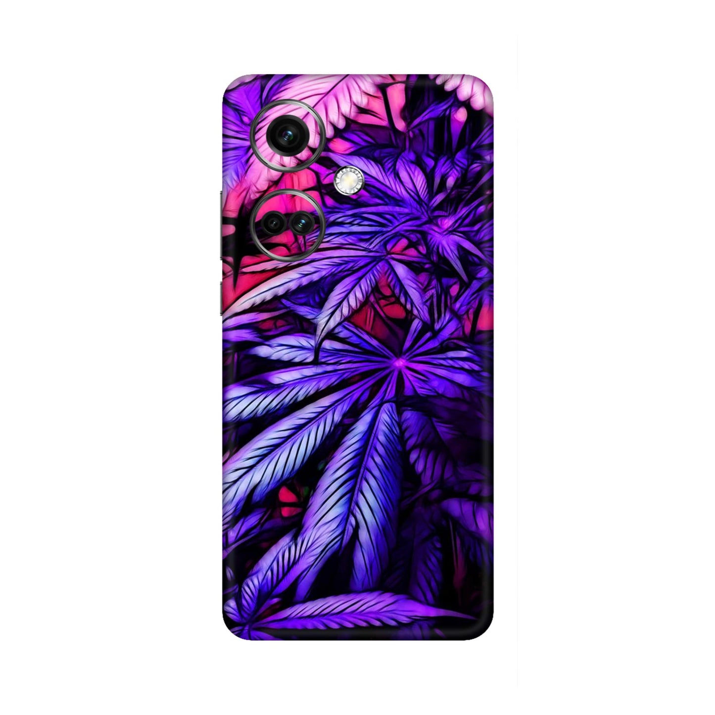 Neon Purple Herb Mobile Skin For OnePlus Nord Ce 3