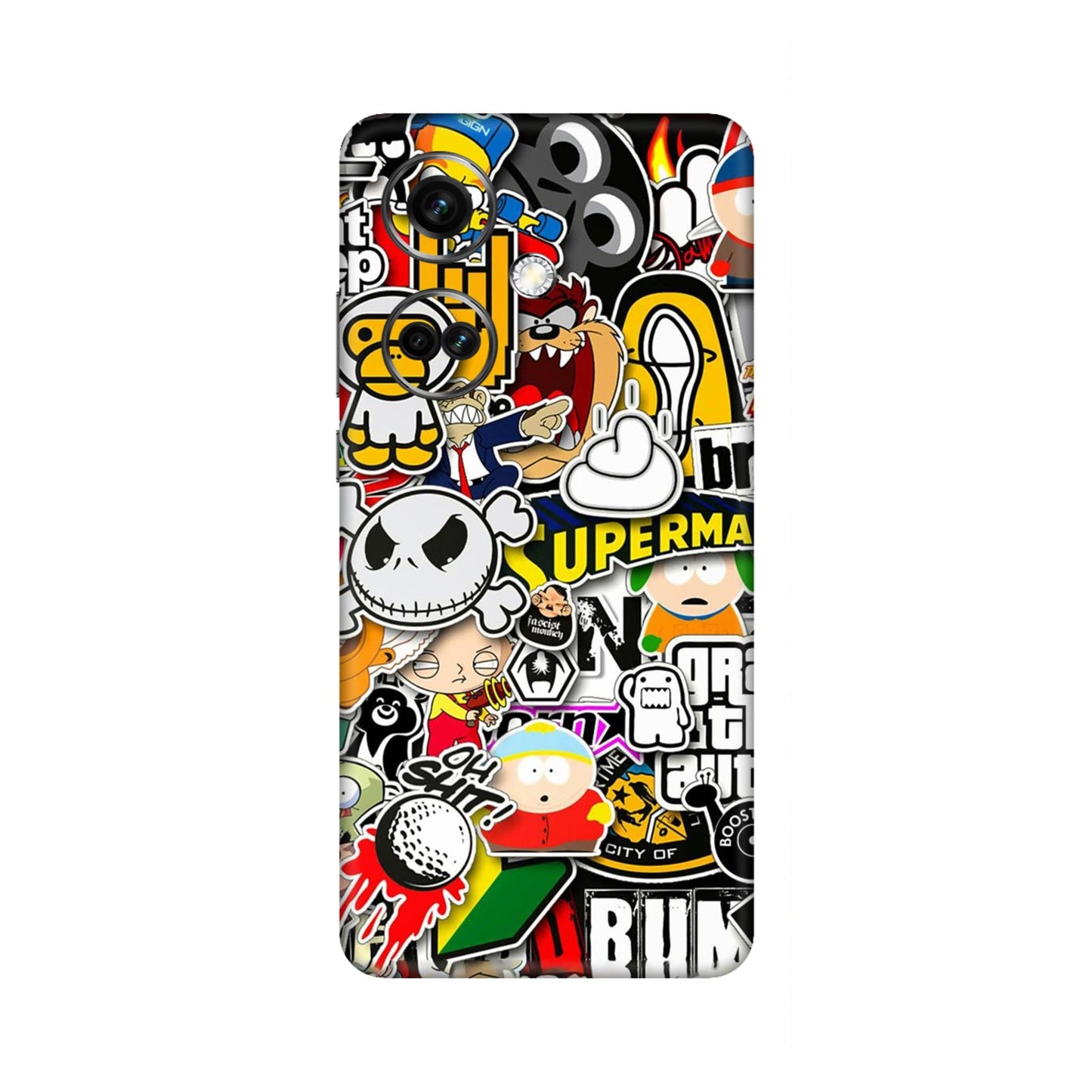 Sukuna Tongue Out Energy Mobile Skin For OnePlus Nord Ce 3