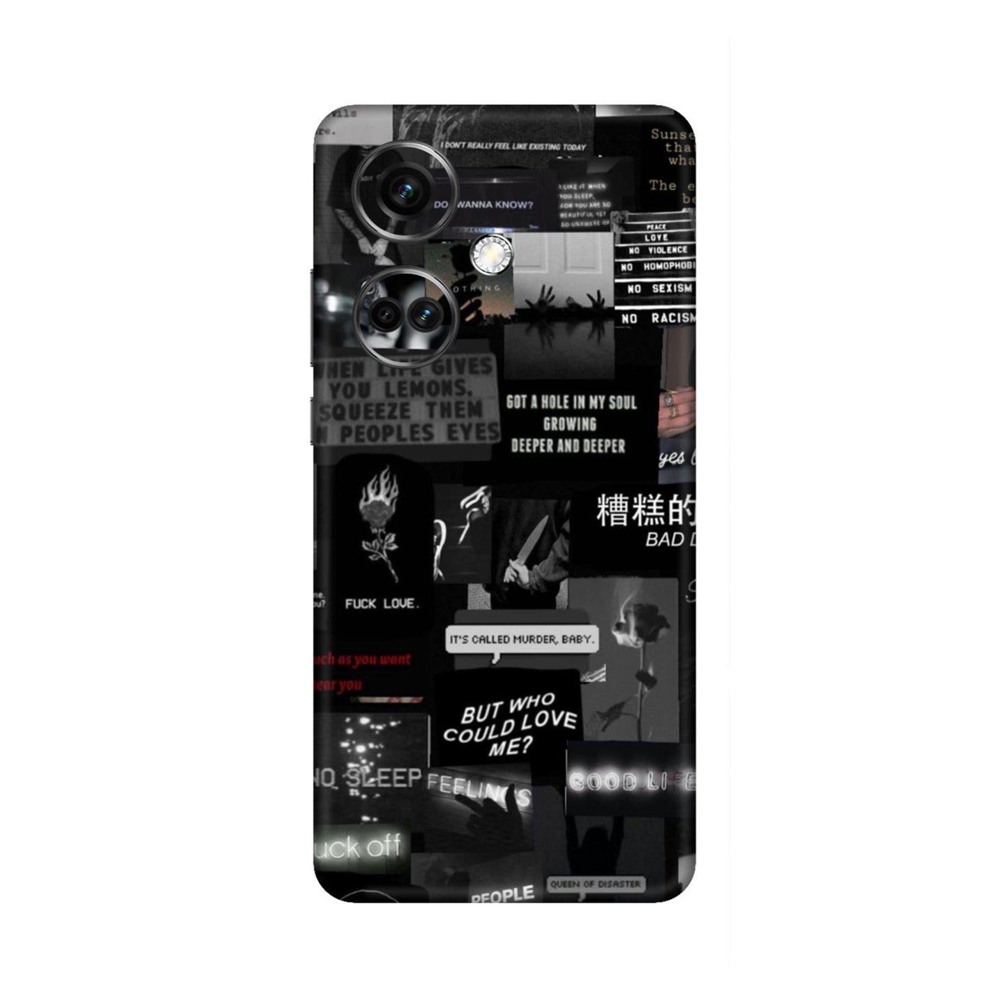 Bad Day Dark Collage Mobile Skin For OnePlus Nord Ce 3