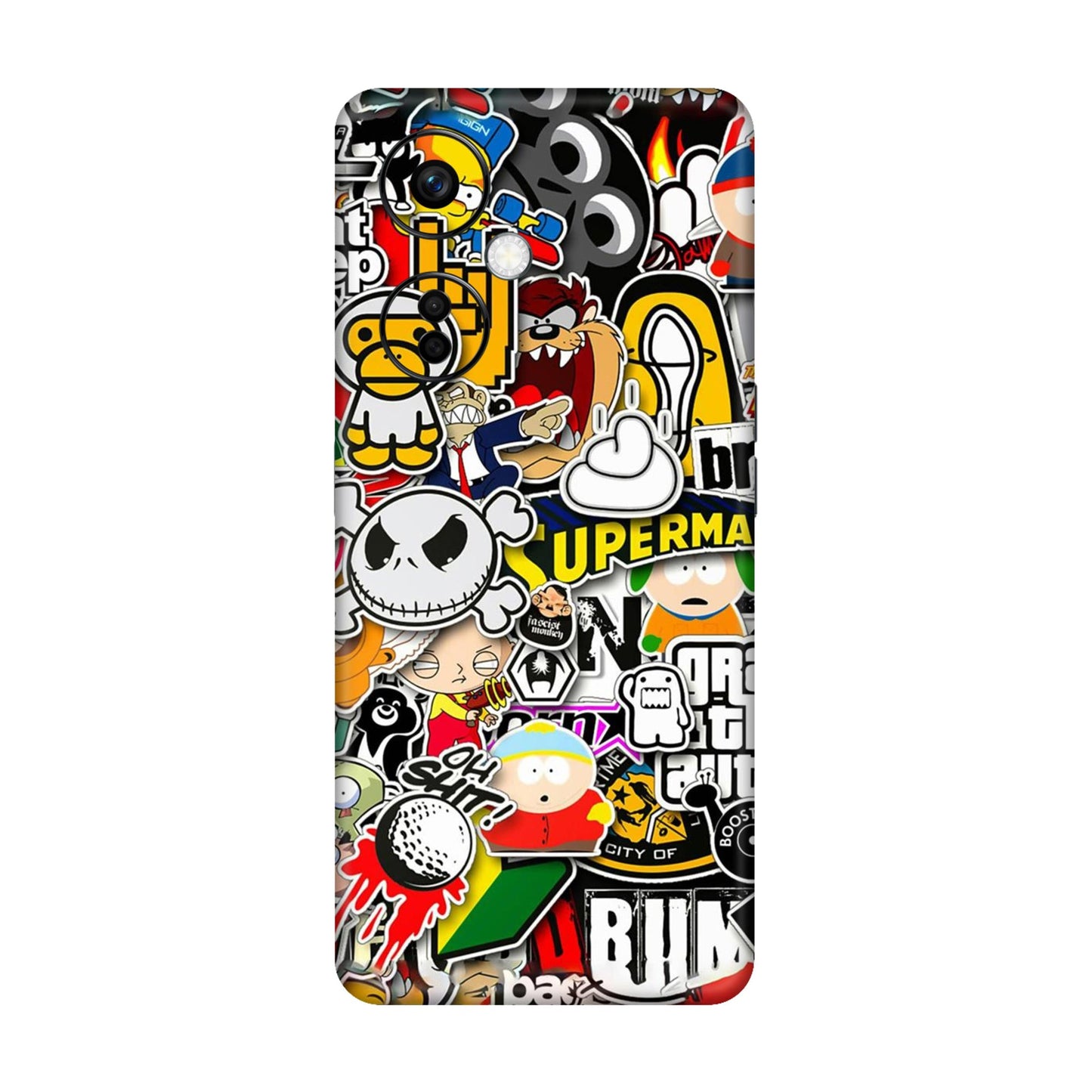 Sukuna Tongue Out Energy Mobile Skin For OnePlus Nord Ce 3 Lite