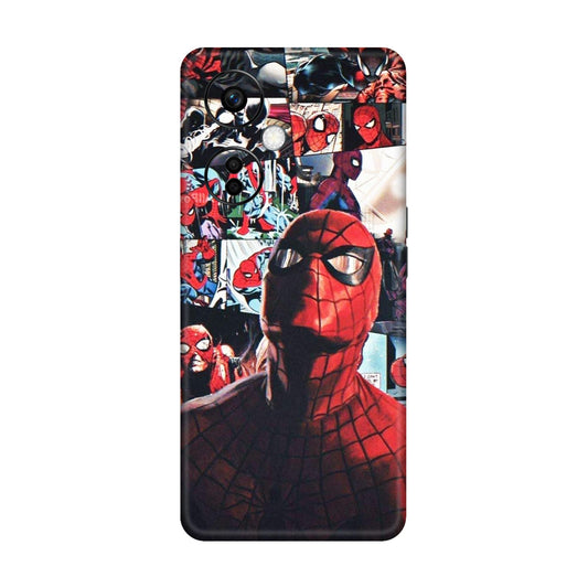 Vintage Spider Man Collage Mobile Skin For OnePlus Nord Ce 3 Lite