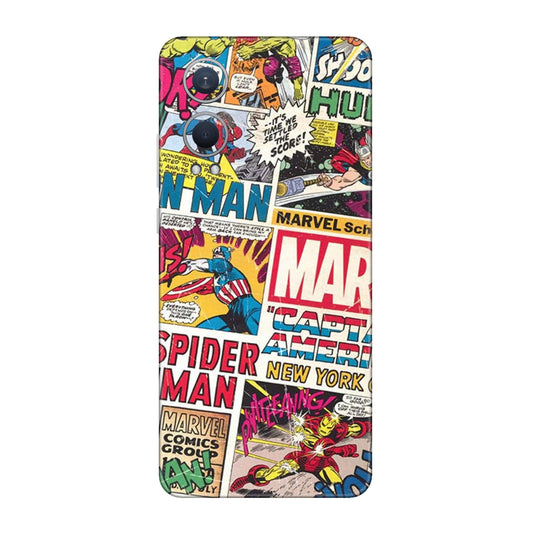 Vintage Marvel Comic Bomb Mobile Skin For OnePlus Nord Ce 4 Lite