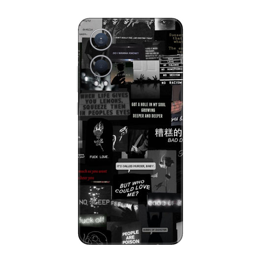 Bad Day Dark Collage Mobile Skin For OnePlus Nord Ce 4 Lite