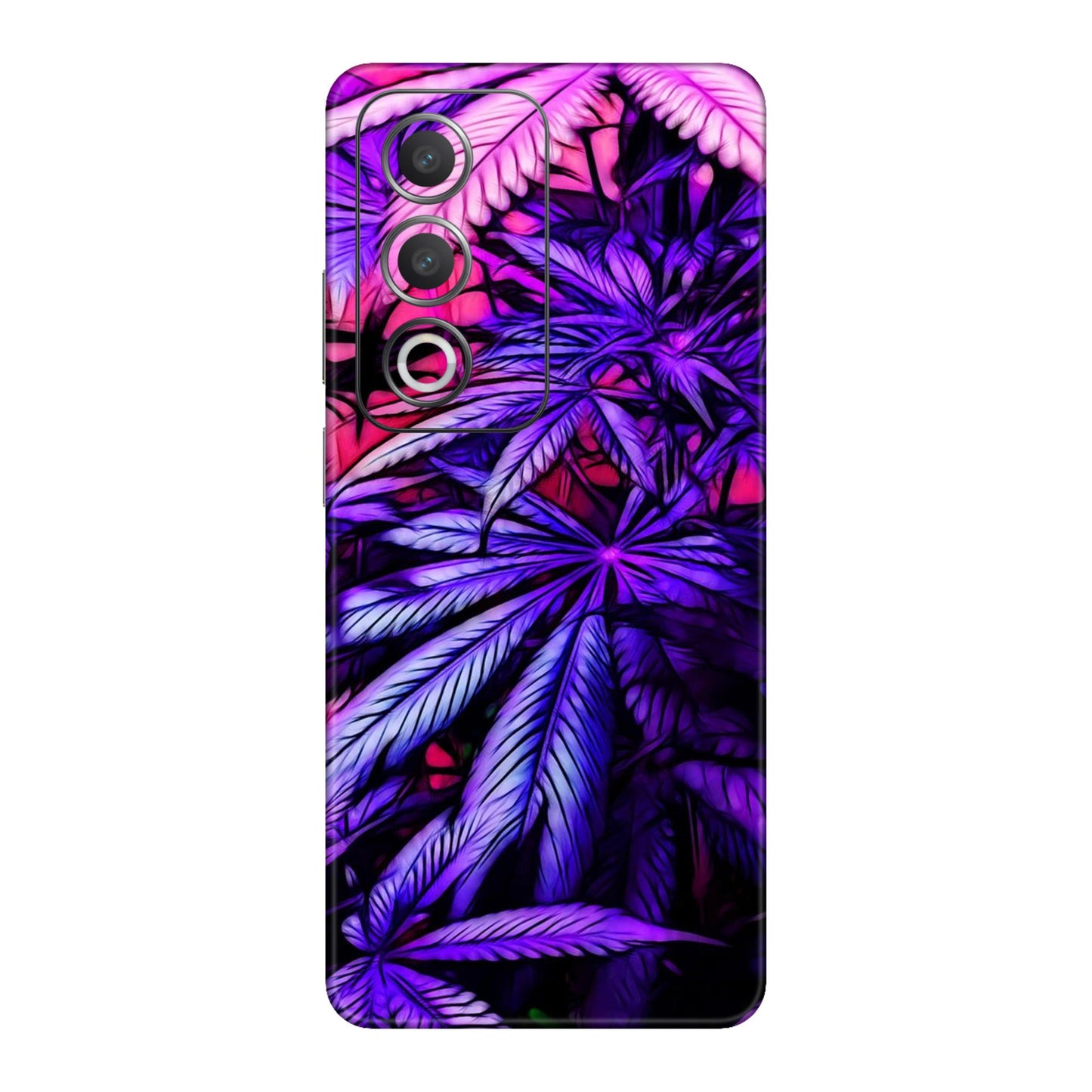 Neon Purple Herb Mobile Skin For Oppo A3 Pro 5G