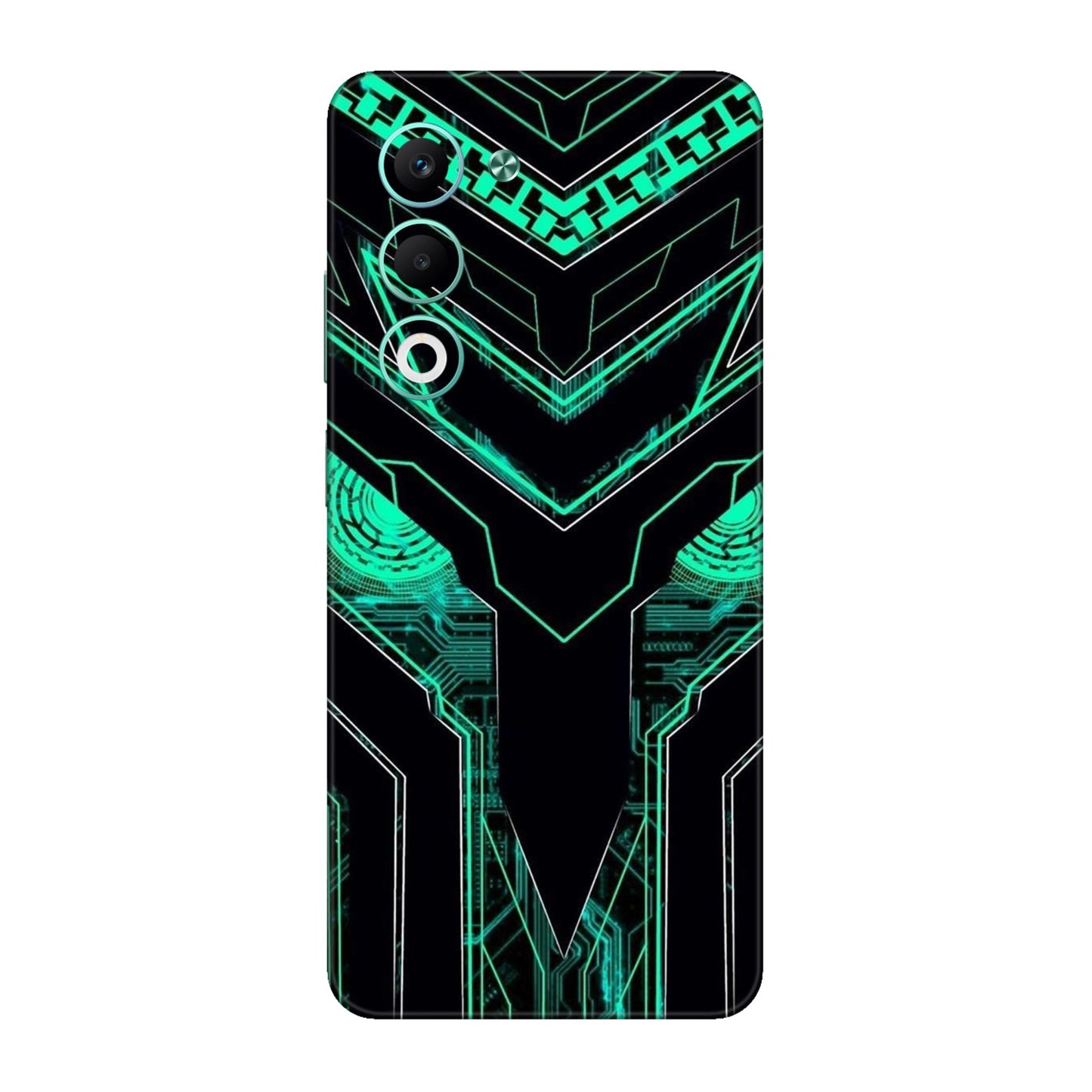 Neon Circuit Predator Mobile Skin For Oppo A5 5G
