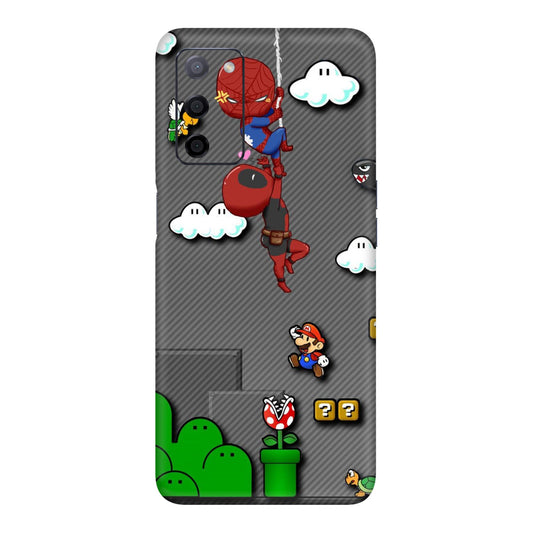 Saiyan Contrast Power Mobile Skin For Oppo A53s 5G