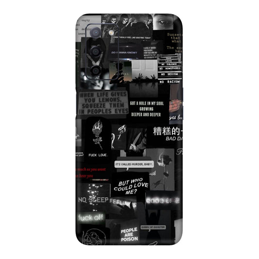 Bad Day Dark Collage Mobile Skin For Oppo A53s 5G