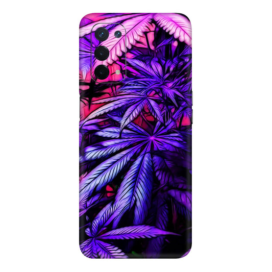 Neon Purple Herb Mobile Skin For Oppo A54 5G