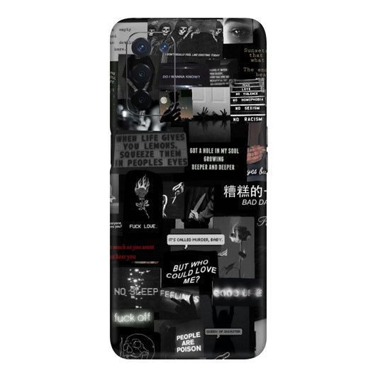 Bad Day Dark Collage Mobile Skin For Oppo A54 5G