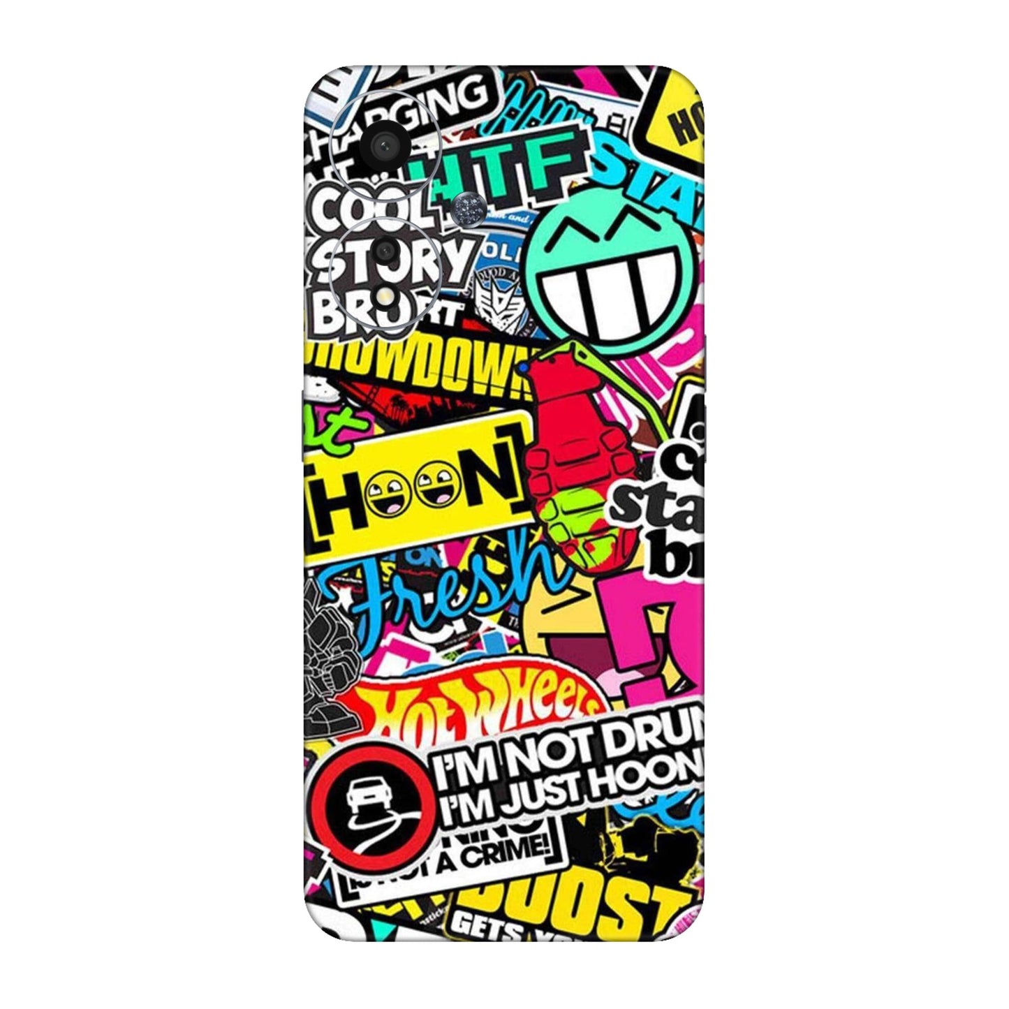 Hoonigan Sticker Bomb Mobile Skin For Oppo A59 5G