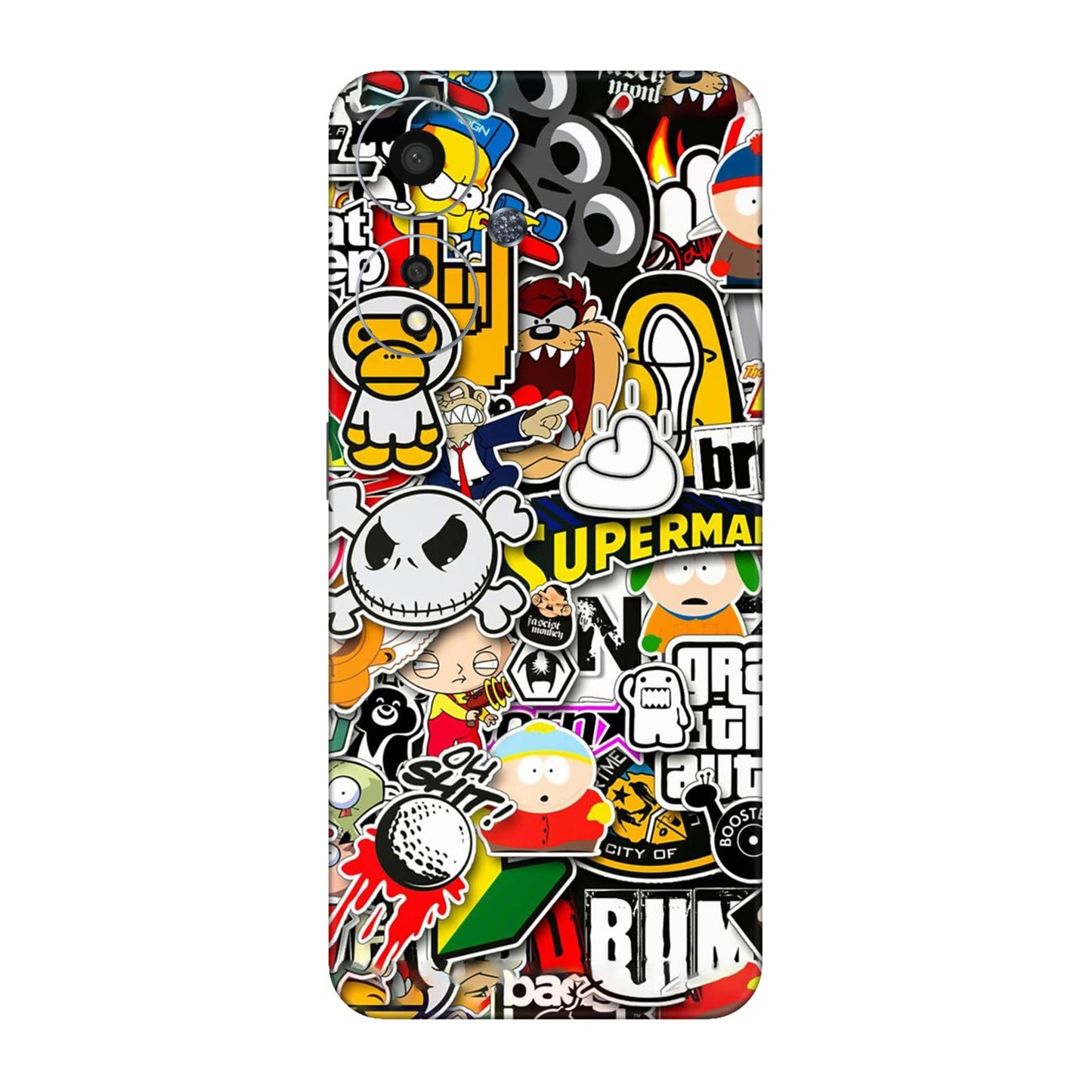 Sukuna Tongue Out Energy Mobile Skin For Oppo A59 5G