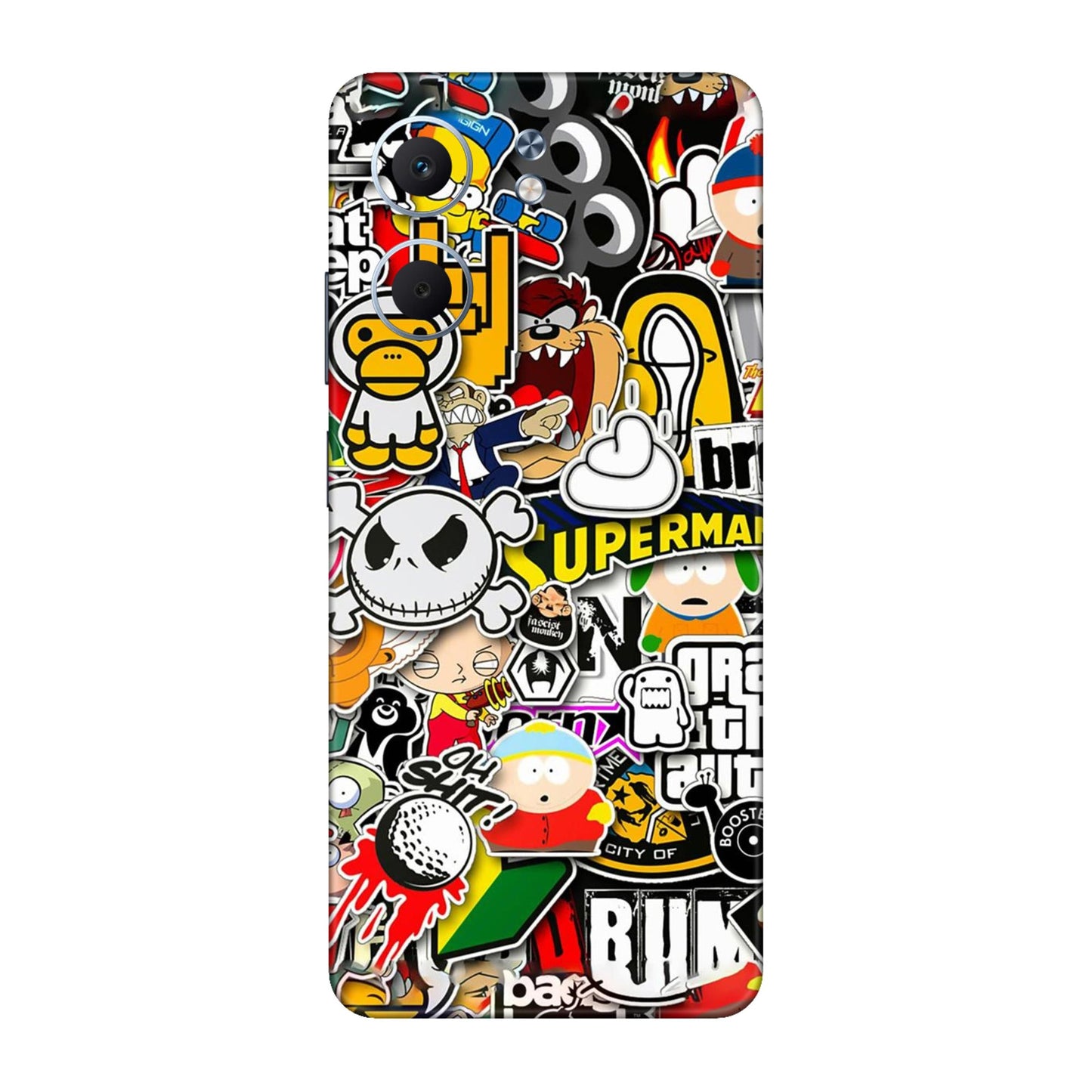 Sukuna Tongue Out Energy Mobile Skin For Oppo A5x 5G